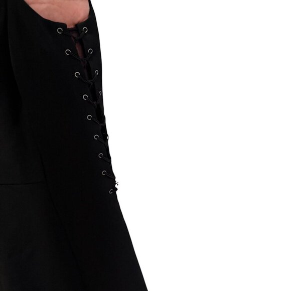 Rag & Bone Black Lace-Up Detail Sleeveless Dress Size 6 - Picture 6 of 6
